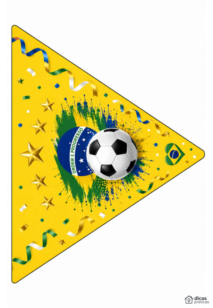 Bandeirinha Brasil Copa