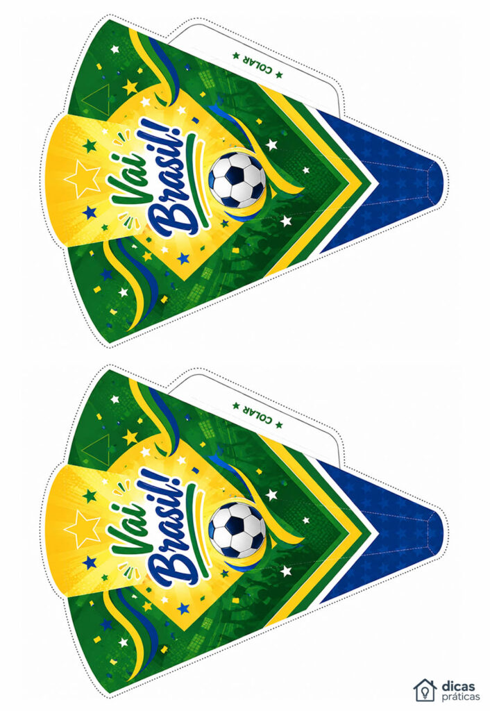 Cone de Salgados do Brasil para Copa