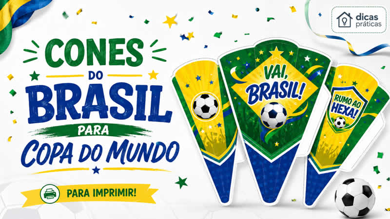 Cones de Doces do Brasil para Copa