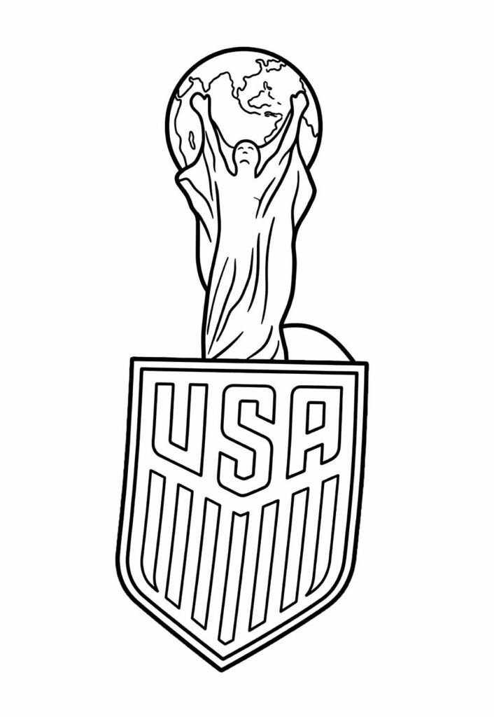 Copa do Mundo para colorir
