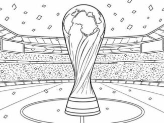 Desenhos da Copa do Mundo para colorir