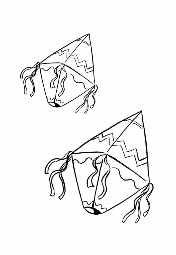 Desenho de Balão de São João