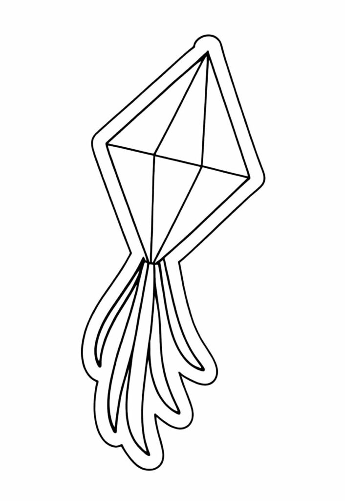Desenho de Balão Junino