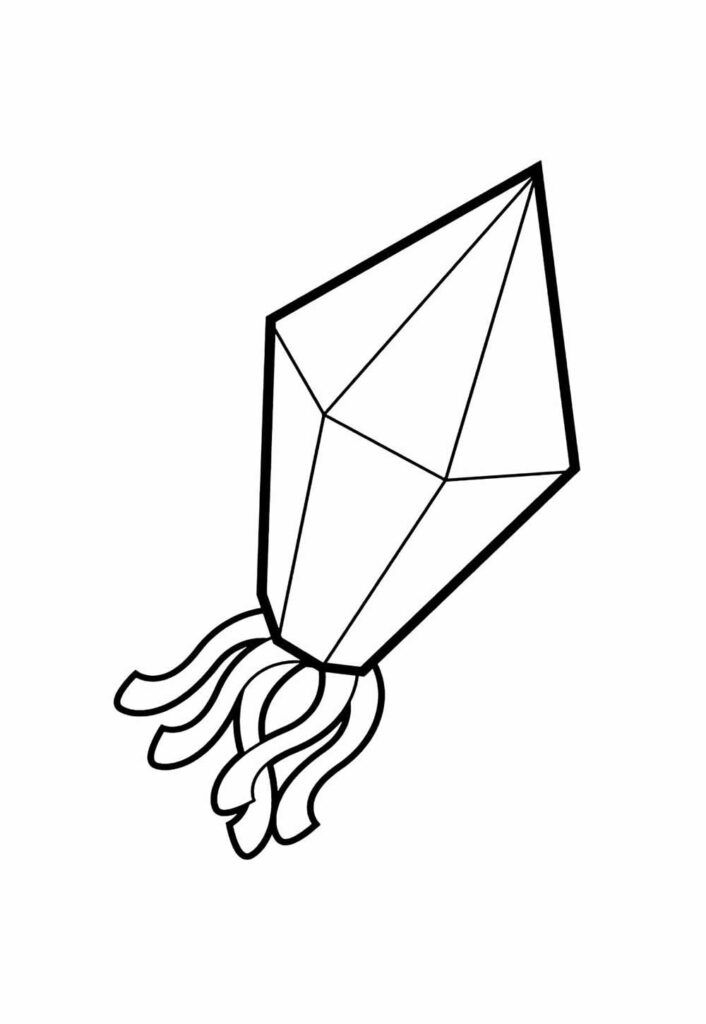 Desenho de Balão Junino