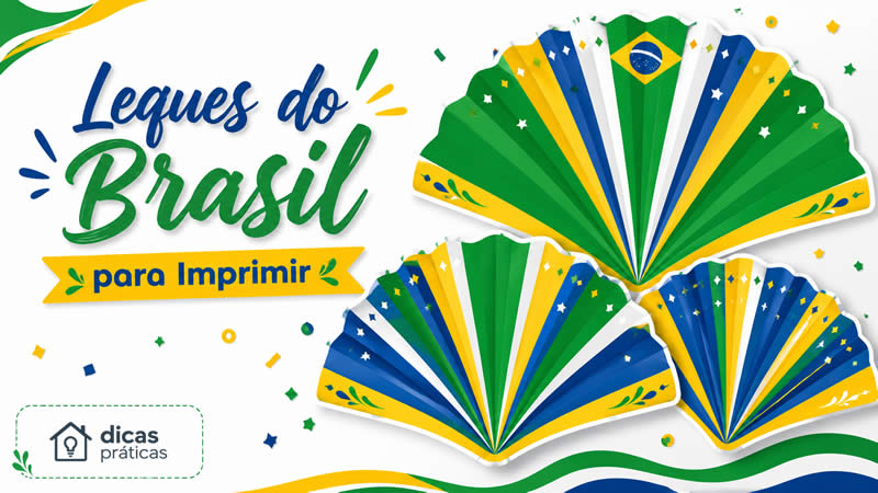 Leques do Brasil para Imprimir