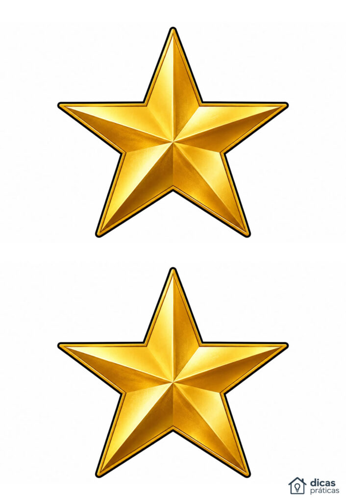Molde de Estrela do Hexa
