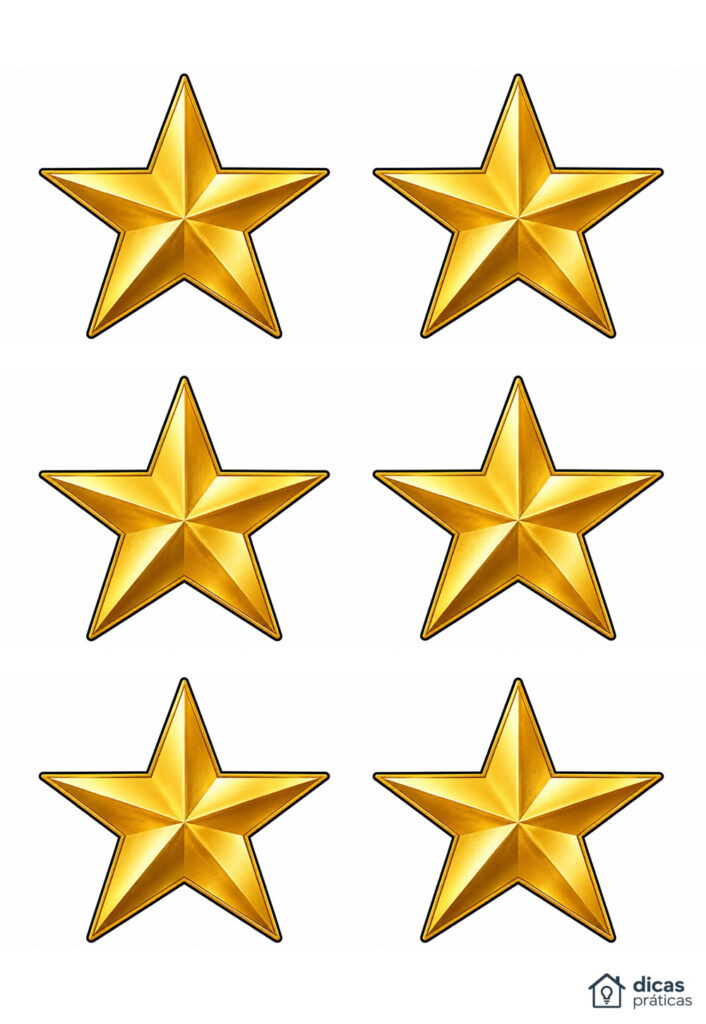 Molde de Estrela do Hexa