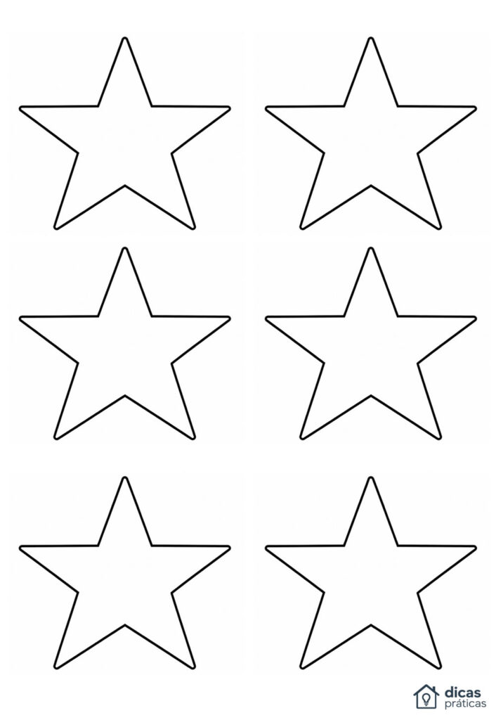 Molde de Estrelas Pequenas