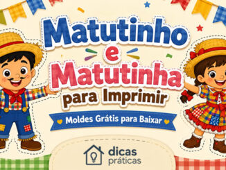 Molde de Matutinho e Matutinha para Imprimir