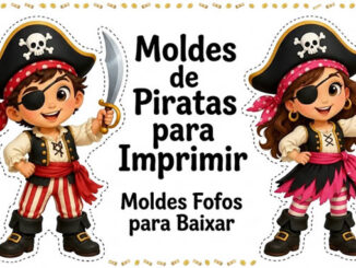 Moldes de Piratas para Imprimir
