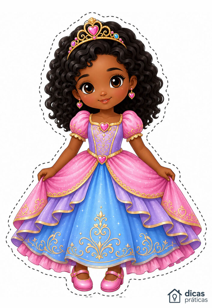 Moldes de Princesa Negra