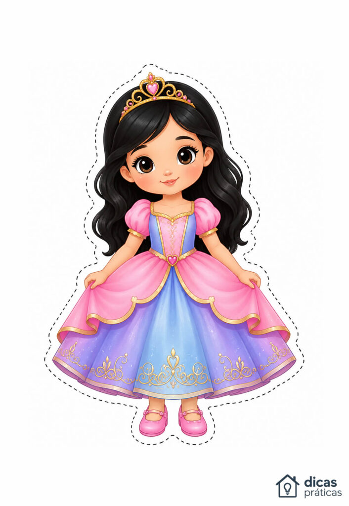 Molde de Princesa