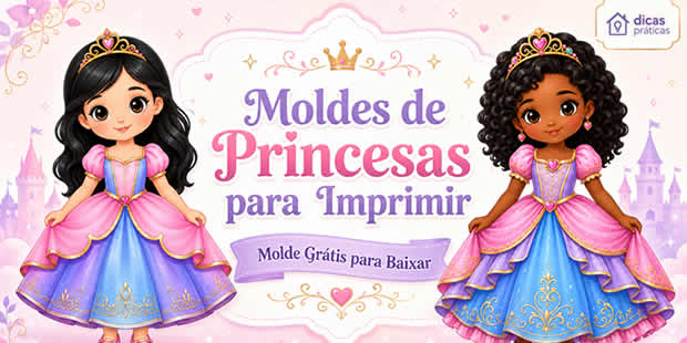 Molde de Princesas para Imprimir