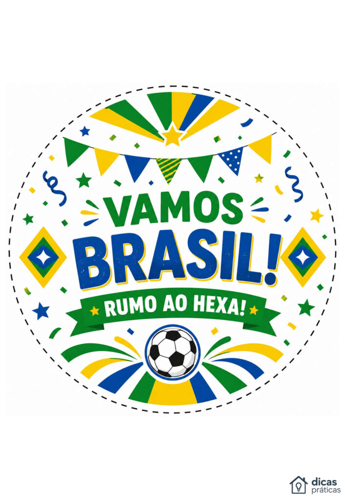 Painel Redondo do Brasil para Copa do Mundo