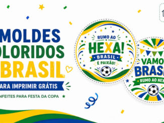Molde Redondo do Brasil para Copa do Mundo