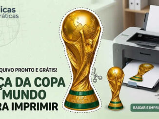 Taça da Copa do Mundo para Imprimir