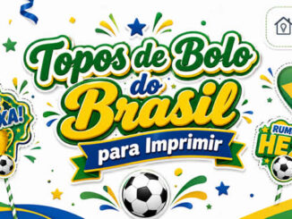 Topos de Bolo do Brasil para Copa do Mundo