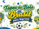 Topos de Bolo do Brasil para Copa do Mundo