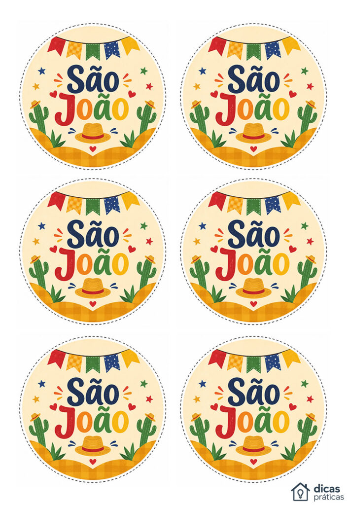 Topos de Cupcakes Juninos