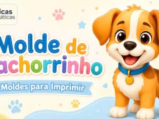 Moldes de Cachorrinho para Imprimir