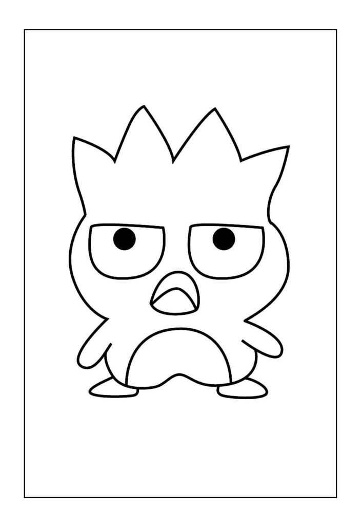 Badtz-Maru para pintar
