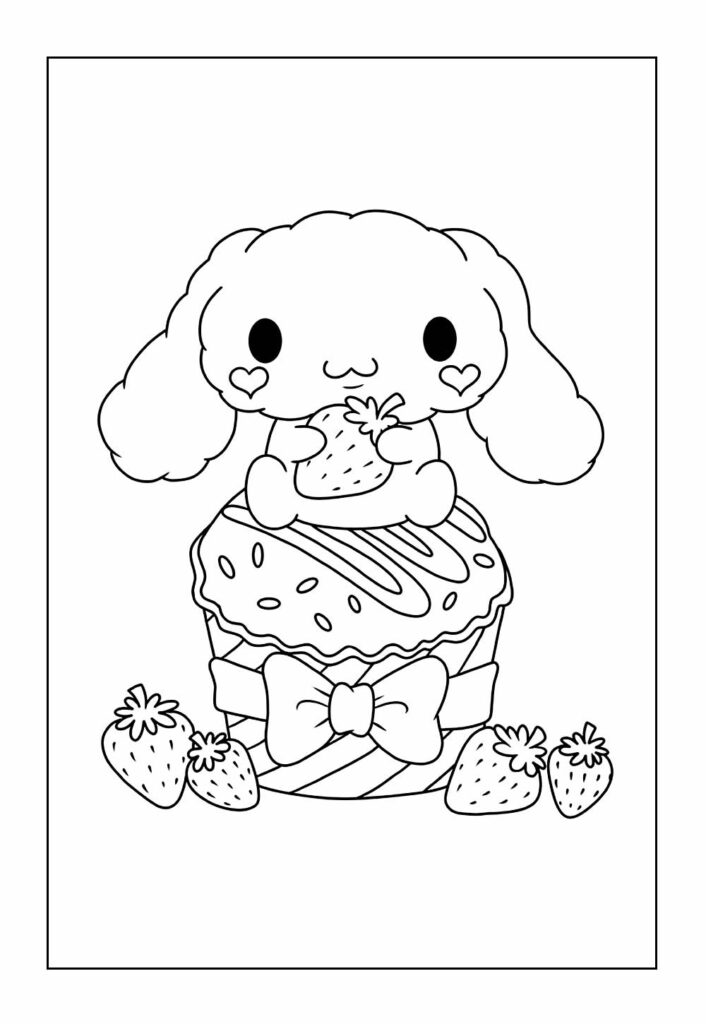 Desenho Cinnamoroll Colorir