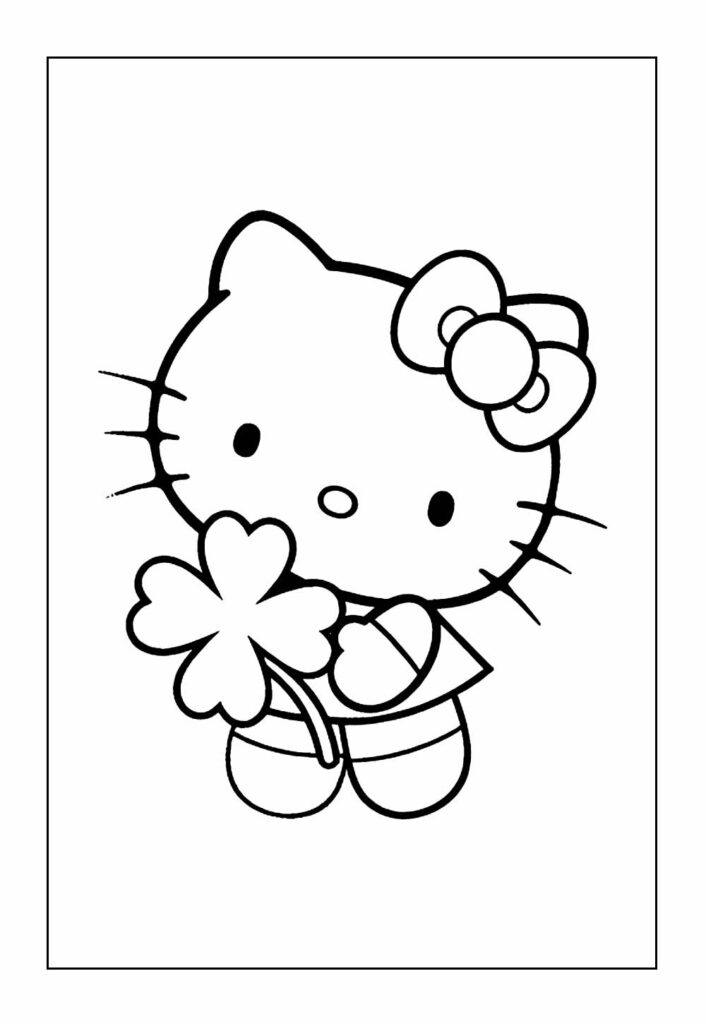 Colorir Hello Kitty