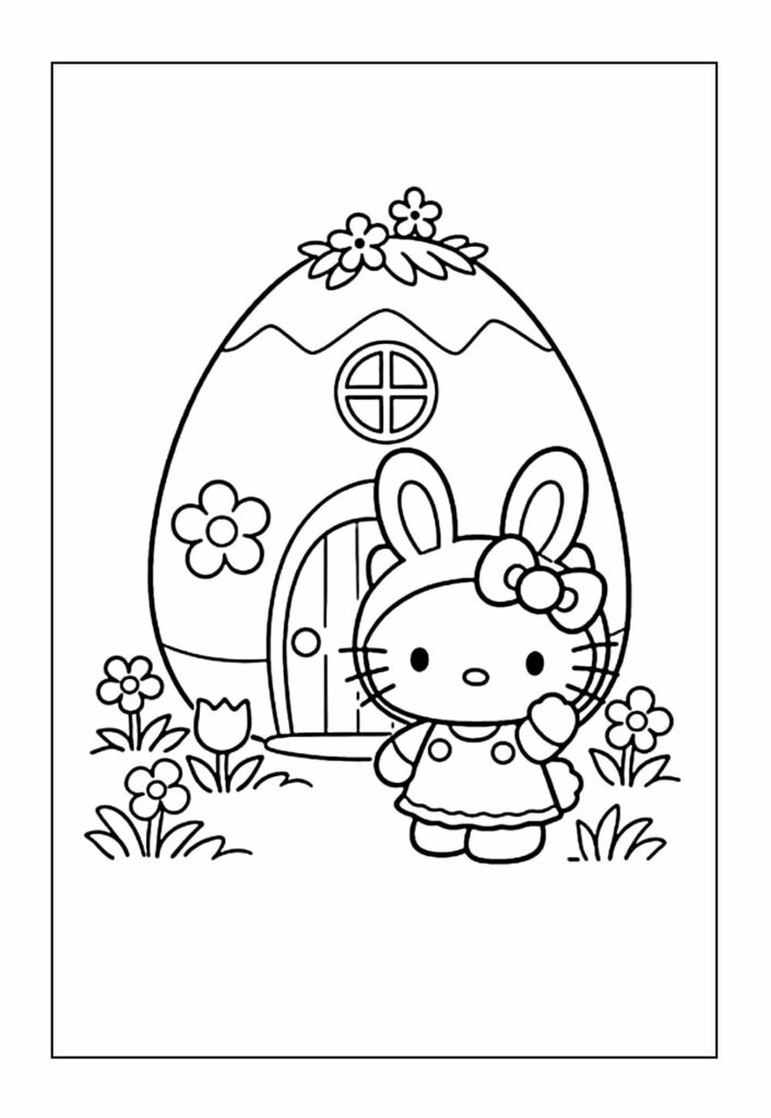 Desenhos Colorir Hello Kitty