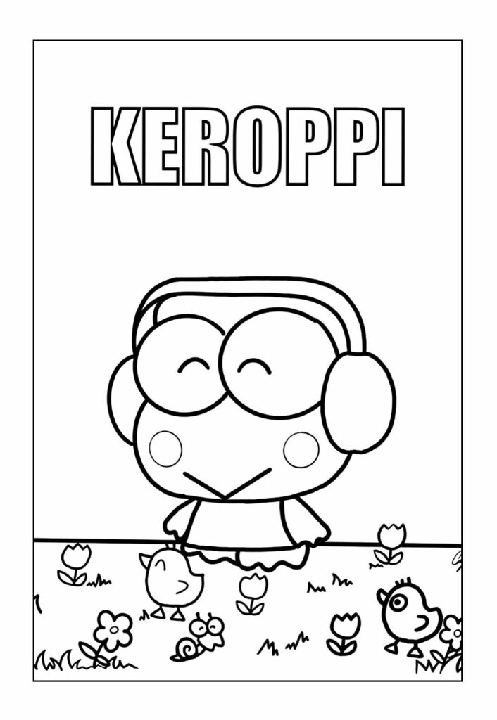 Keroppi Colorir
