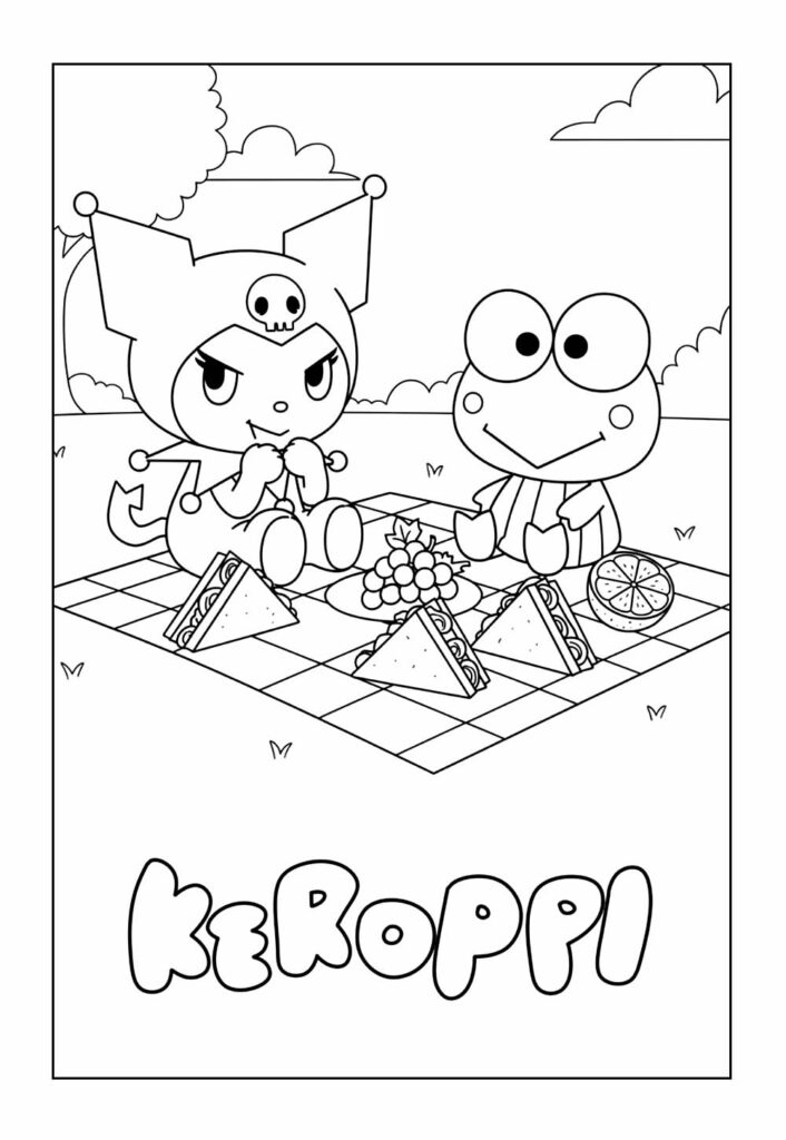 Keroppi Colorir