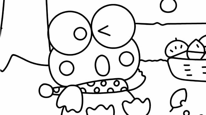 Desenhos de Keroppi Colorir