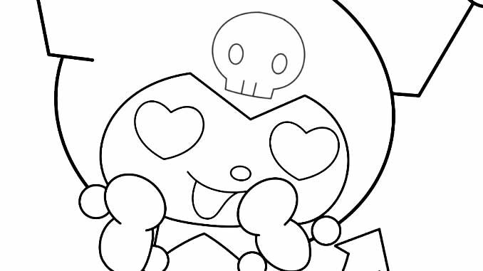 Desenhos Kuromi Pintar