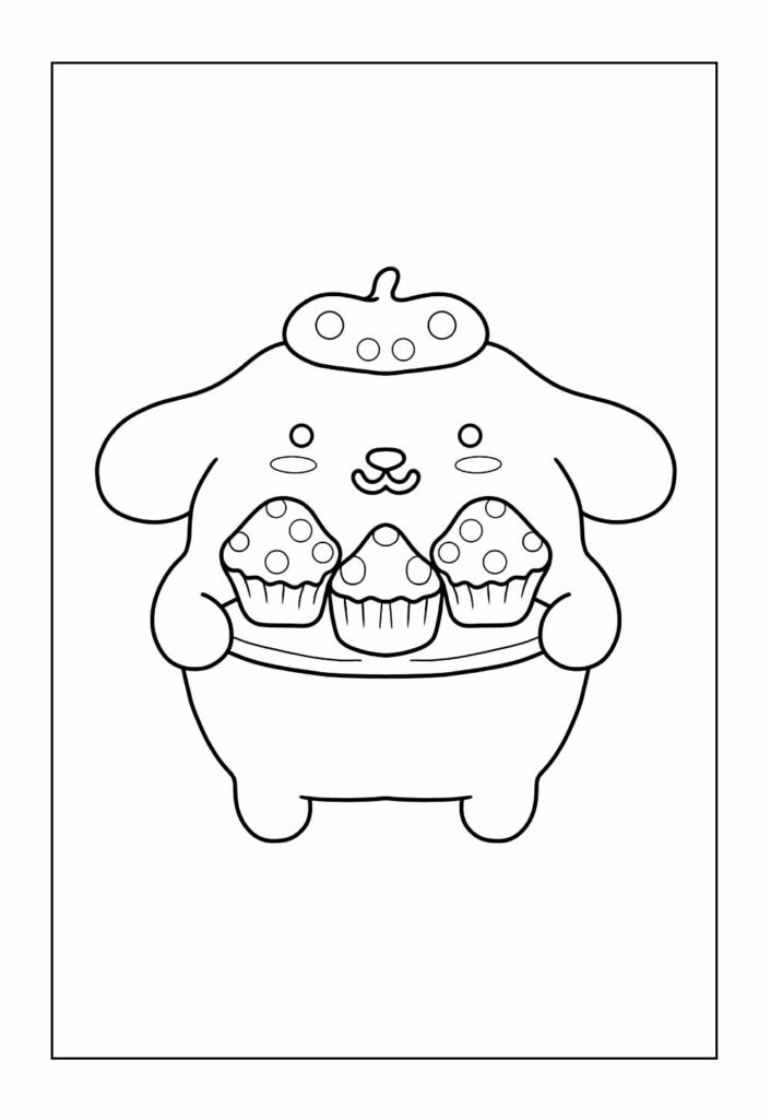 Pompompurin Colorir