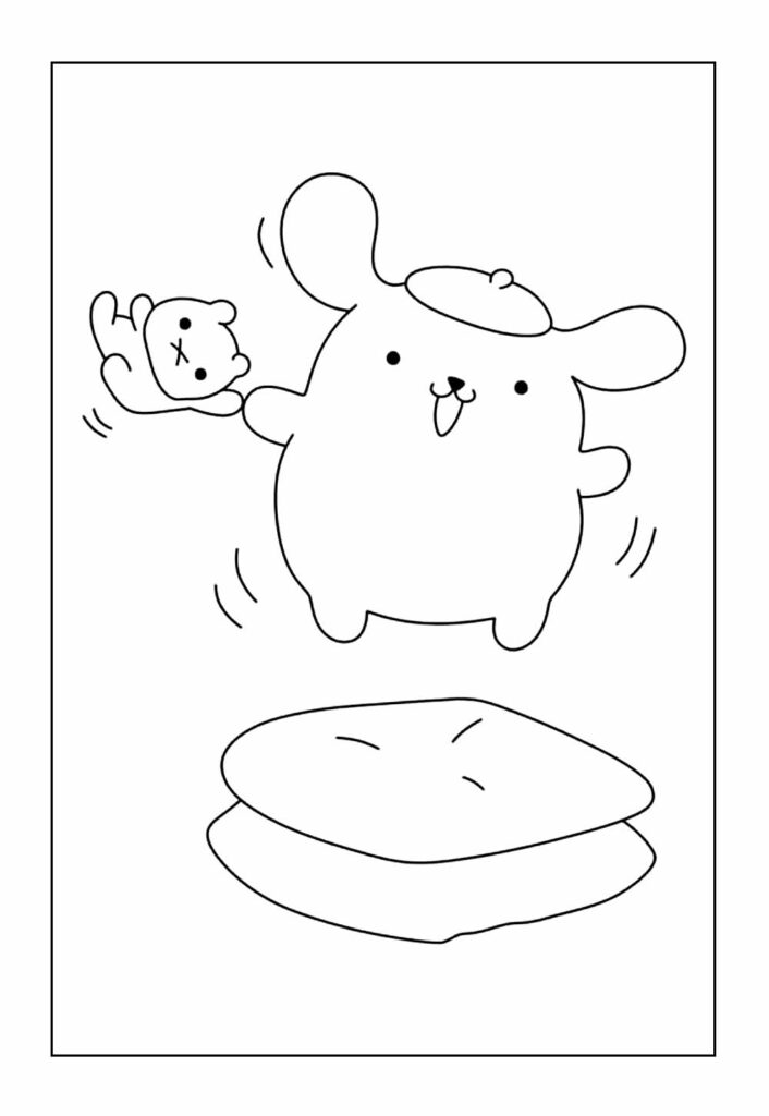 Colorir Pompompurin