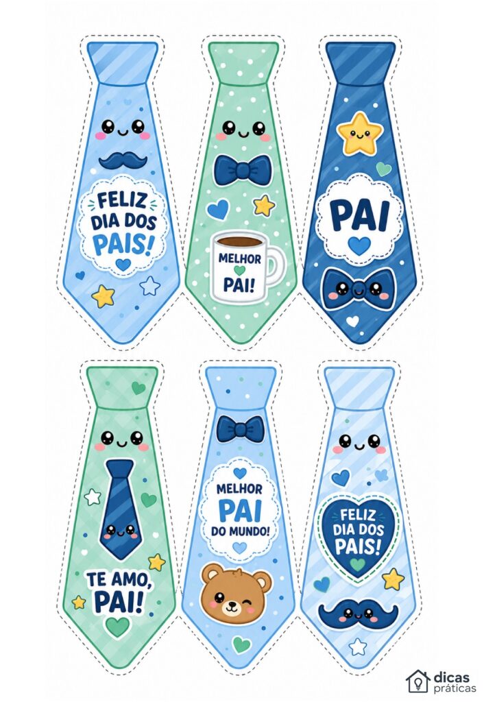 Gravatas para Dia dos Pais