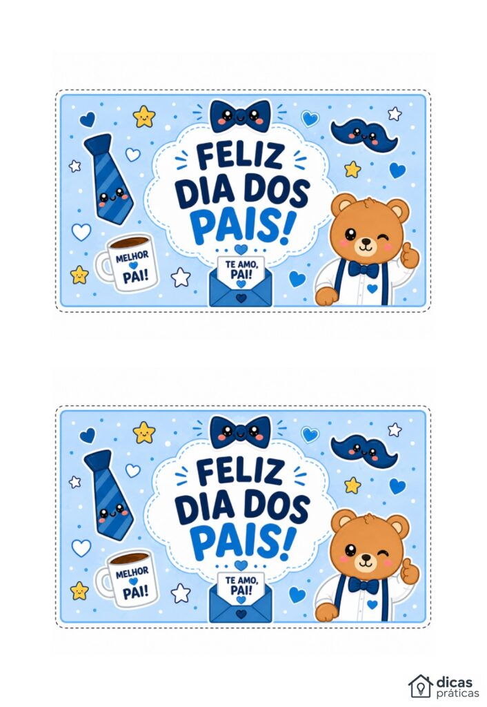 Rótulos de Refrigerante para Dia dos Pais