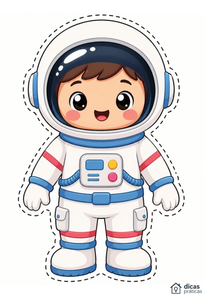 Molde Grande de Astronauta
