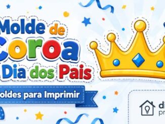 Molde de Coroa para Dia dos Pais