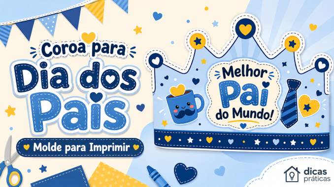 Moldes de Coroa Melhor Pai do Mundo