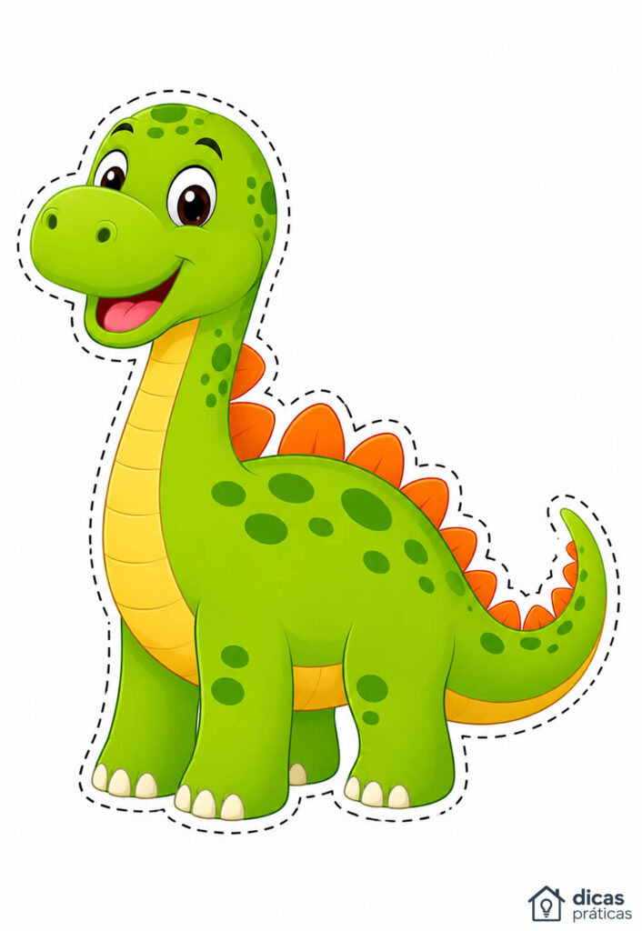 Molde de Dinossauro