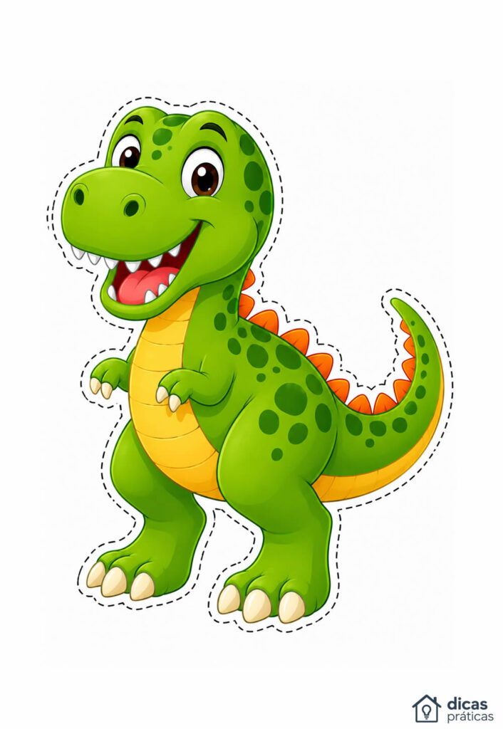 Moldes de Dinossauros - T-Rex