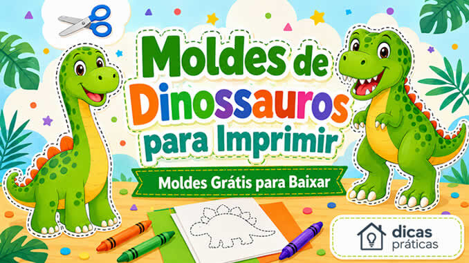Dinossauros para imprimir