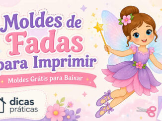 Moldes de Fadas para Imprimir