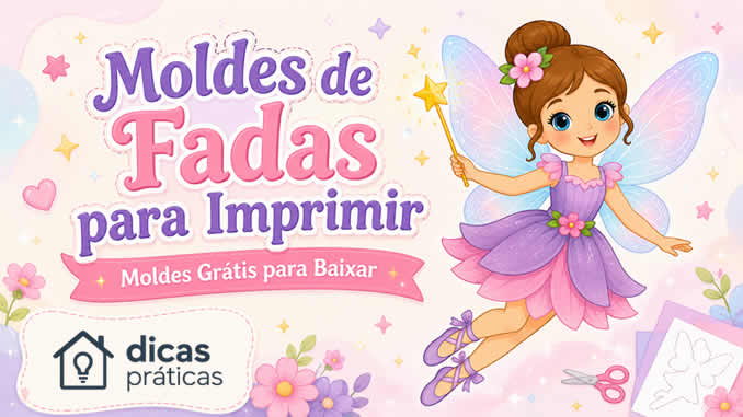 Moldes de Fadas para Imprimir