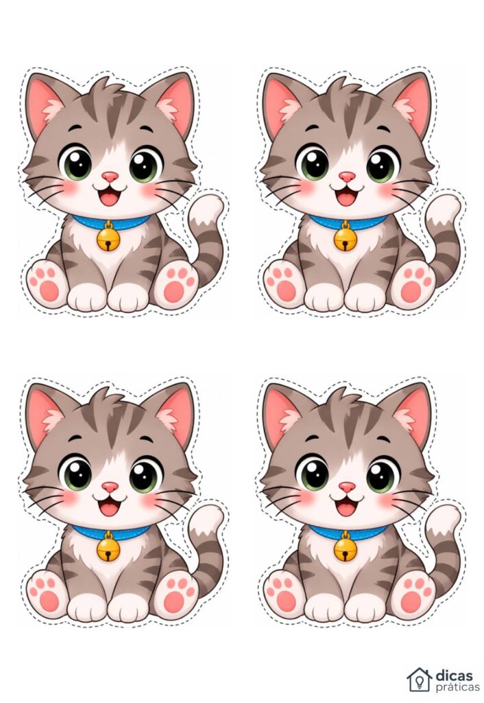 Moldes de Gatinhos