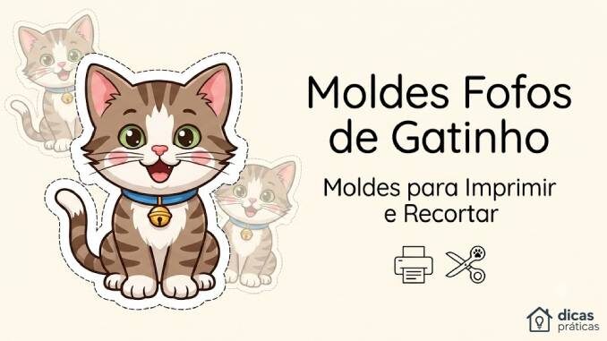Moldes de Gatinhos