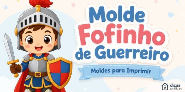 Molde de Guerreiro Fofo