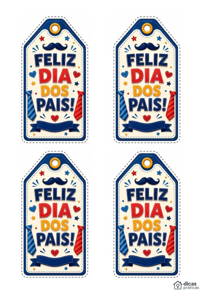 Moldes de Lembrancinhas de Dia dos Pais