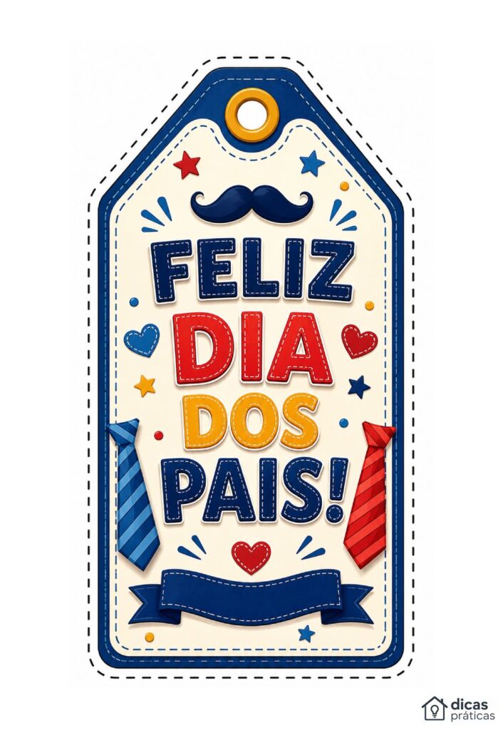 Molde de Lembrancinha de Dia dos Pais