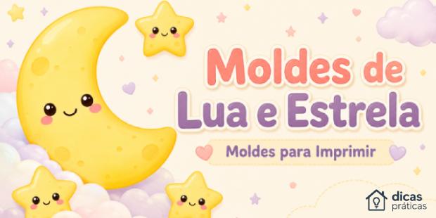 Moldes de Lua e Estrelas